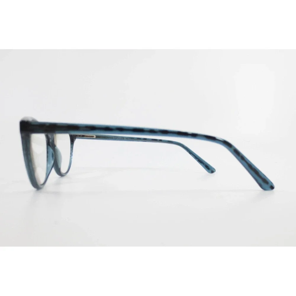 Blue Marbled Tortoiseshell Cat Eye Eyeglasses Frames Womens 52-16-135 37700